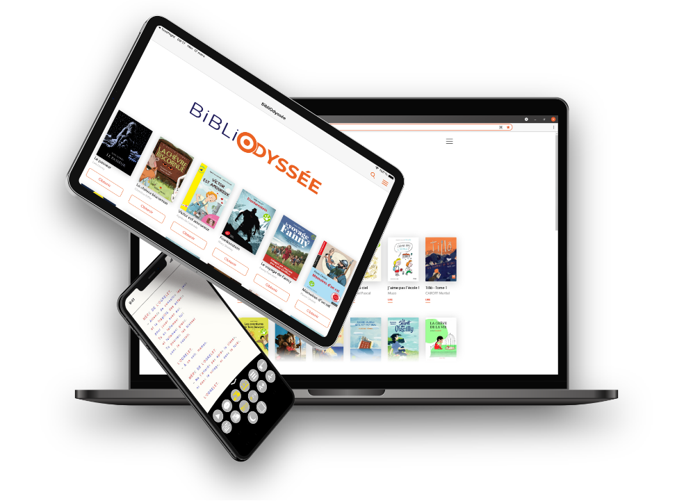 Interface BibliOdyssée - Pc - Tablette - Smartphone