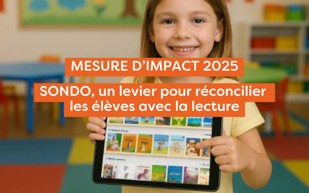 SONDO, un levier pour réconcilier les élèves à la lecture